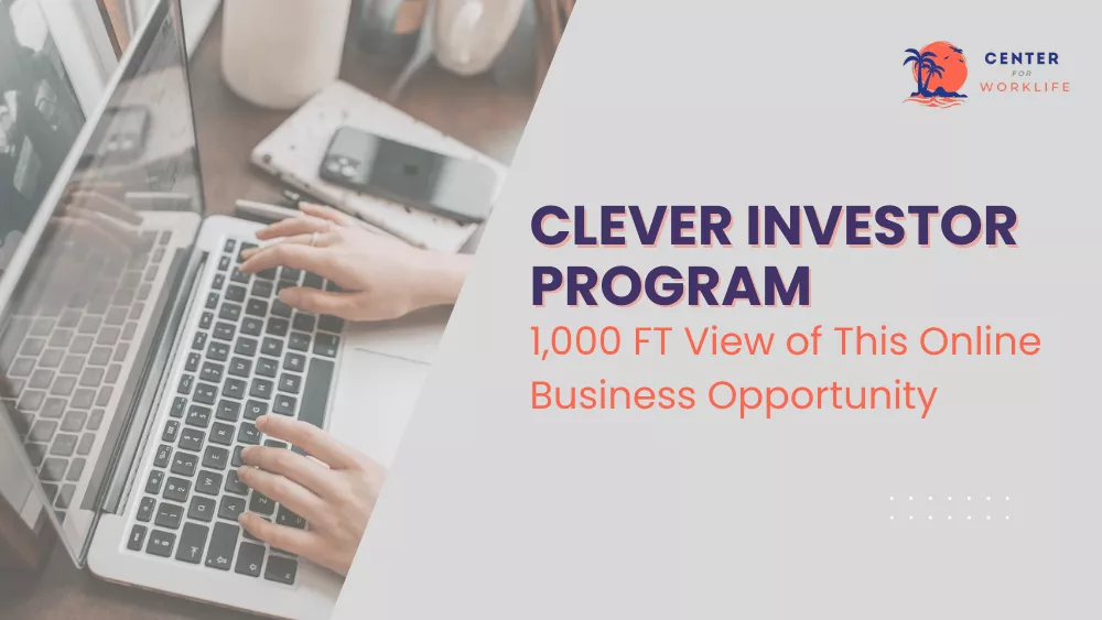 Clever Investor Program- 1,000 FT View of This Online Business Opportunity