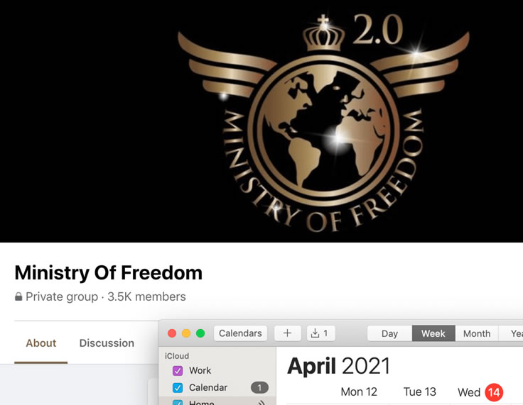 Ministry of Freedom - Private Facebook Group