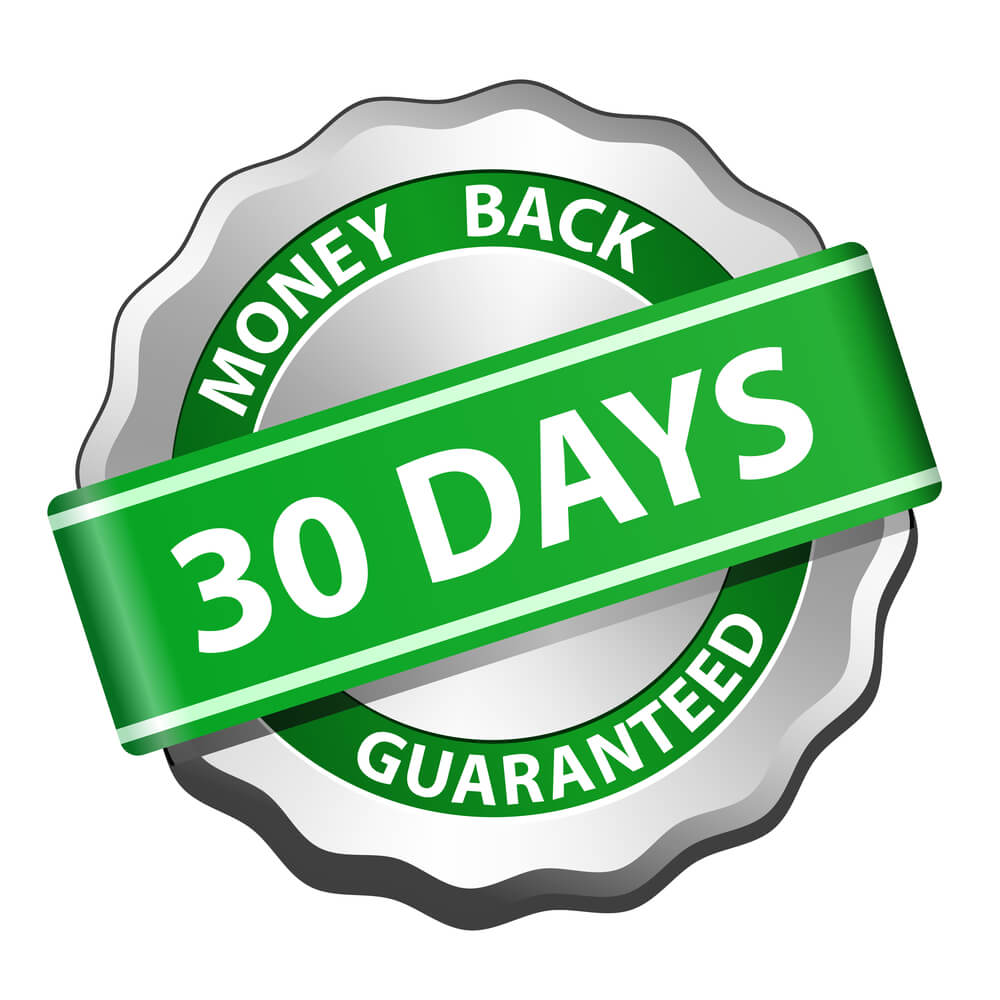 Unsatisfied? 30 Days Money Back Guarantee