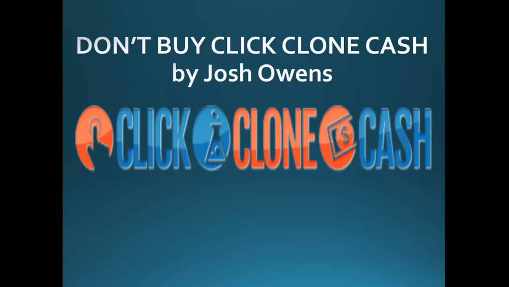 You Can't Make Money With Click Clone Cash