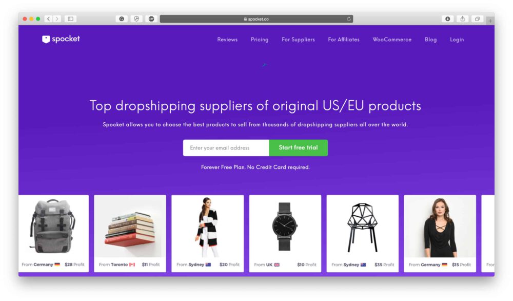 Spocket A Dropshipping Software
