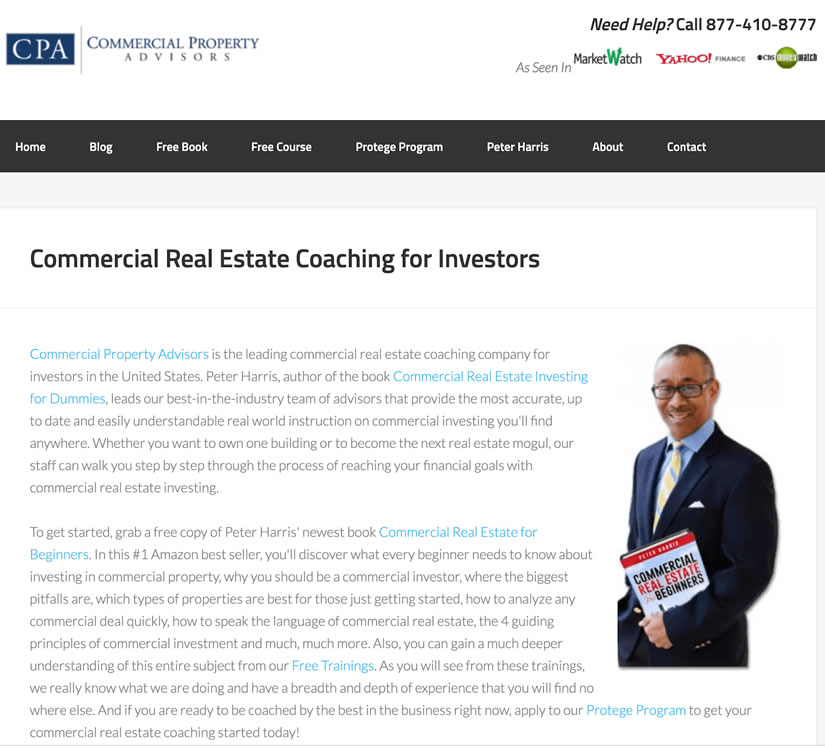 The Peter Harris Commercial Real Estate Coaching