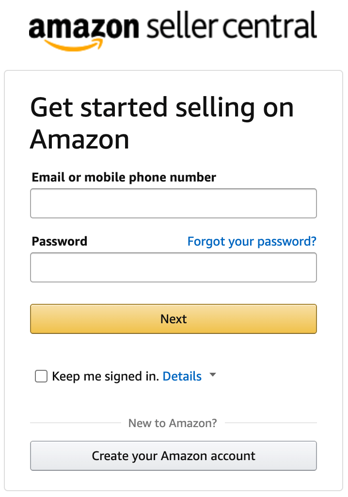 Create Your Amazon Account
