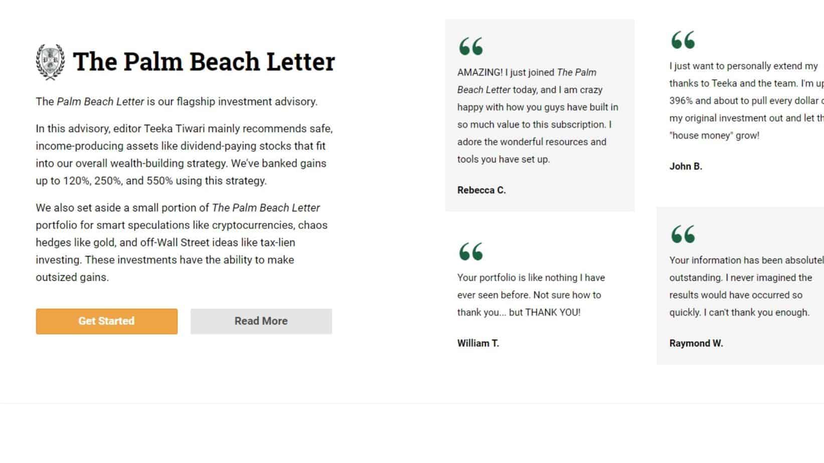 Is The Palm Beach Letter Any Good