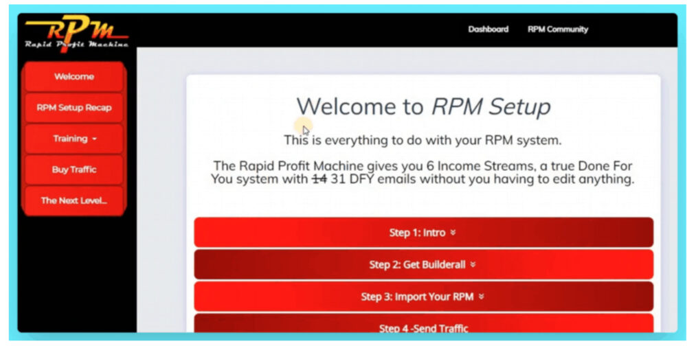 Rapid Profit Machine Overview