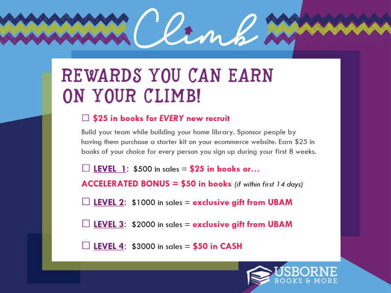 Earn Bonuses And Trips With Usborne Books
