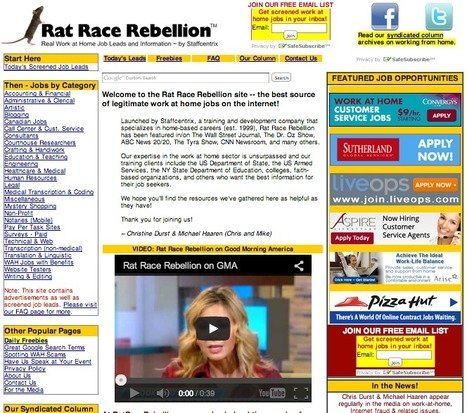 Rat Race Rebellion Jobs
