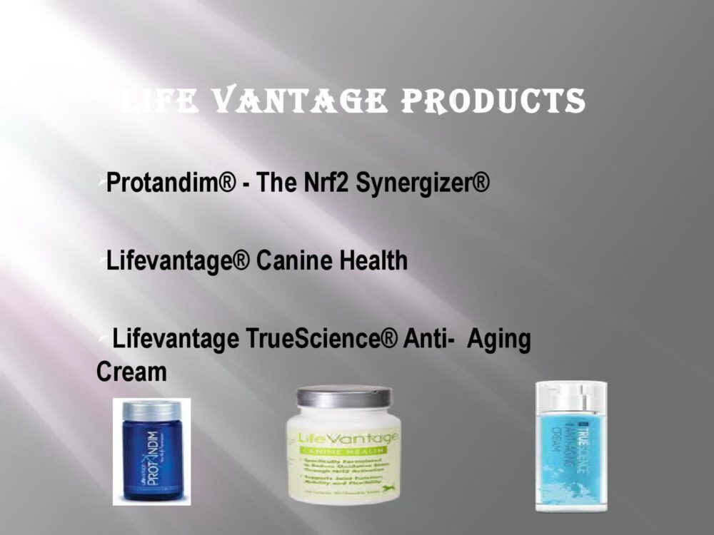 What Are The LifeVantage Products