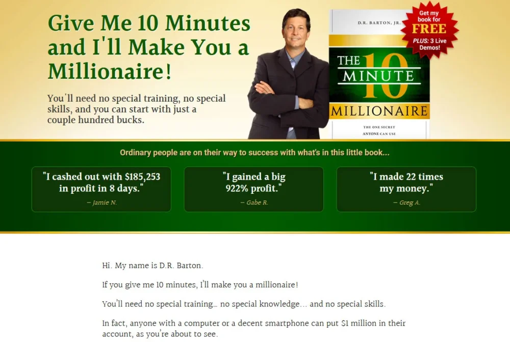 How Does 10 Minute Millionaire Insider Work