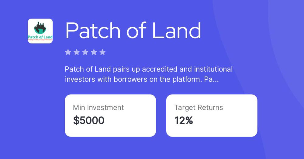 Is It Safe To Invest In Patch Of Land
