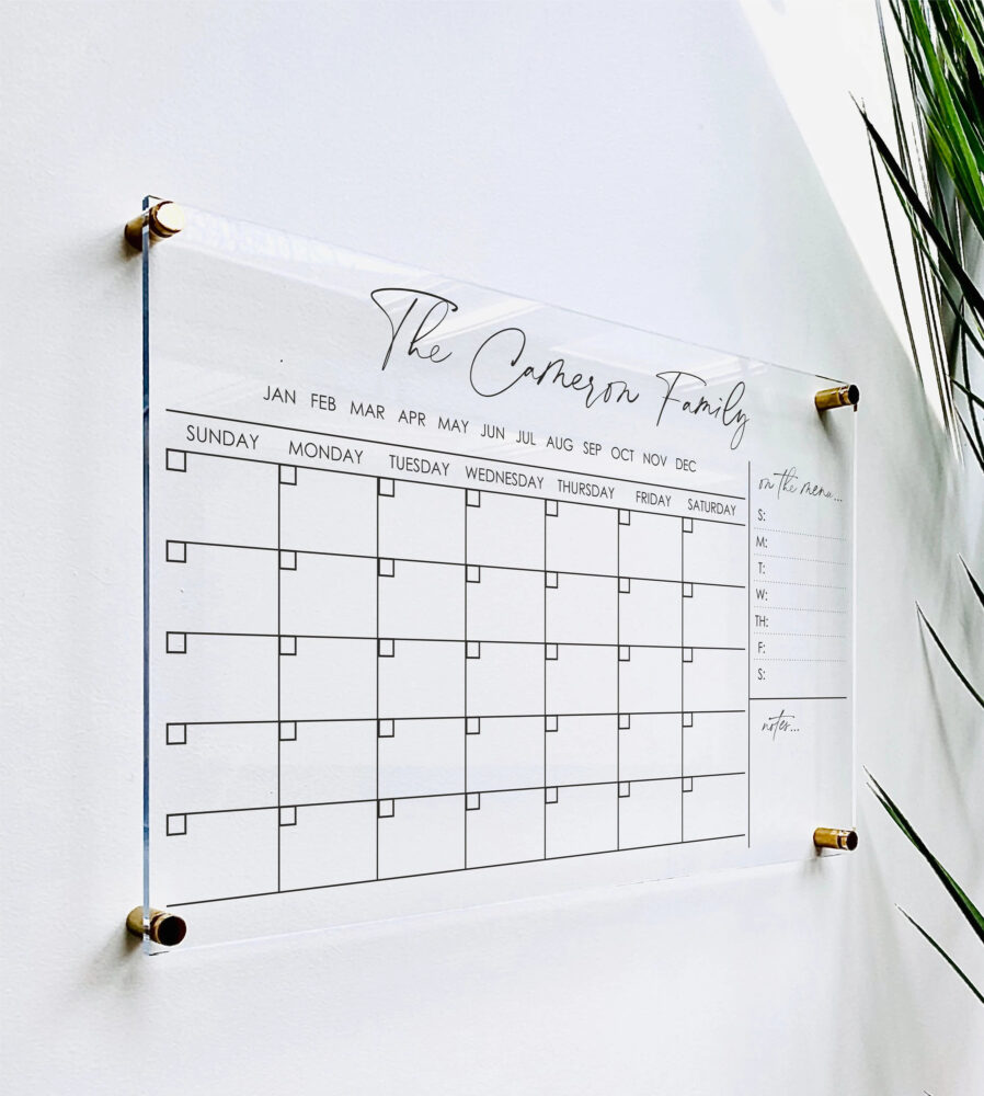 Personal Organization Calendars