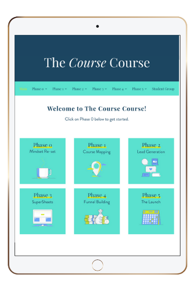 Create And Launch Your Signature Course.
