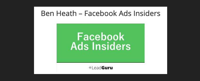 Facebook Ads Insiders Review