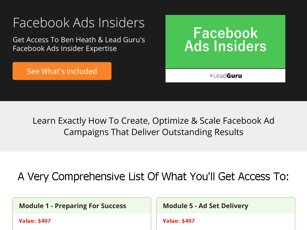 What Is Facebook Ads Insiders