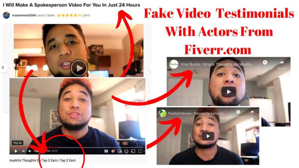 Hired Actors Give Phony Video Testimonials