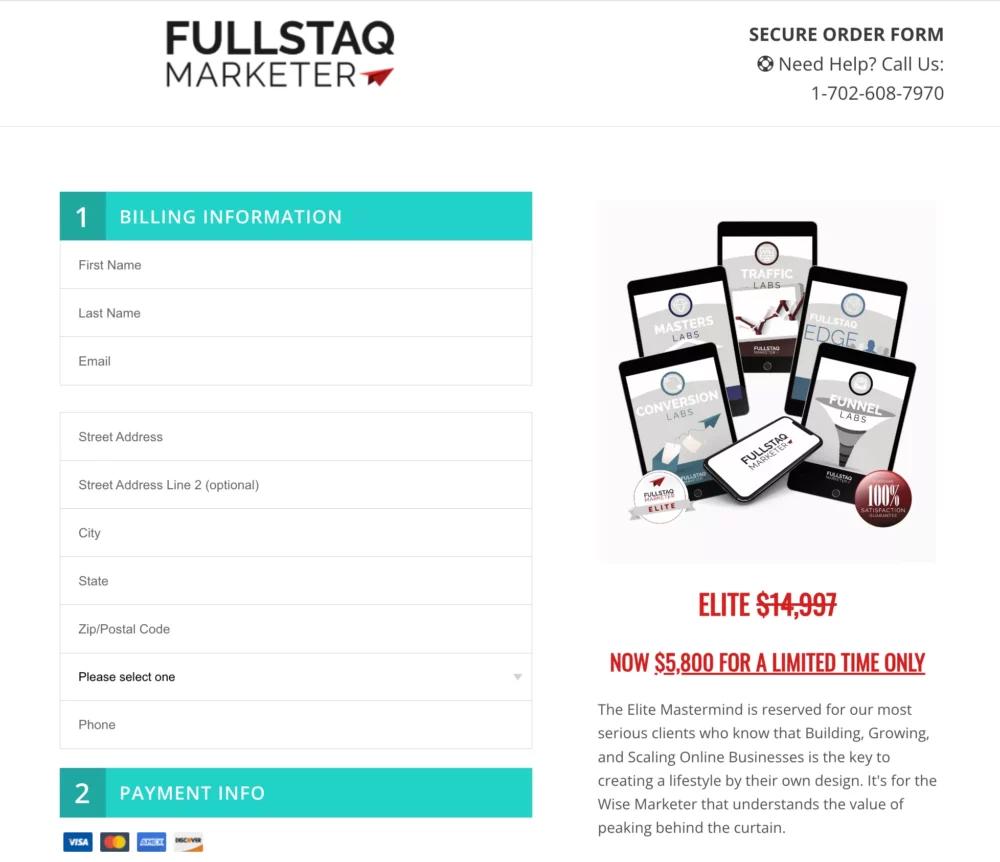 Fullstaq Marketer Cost