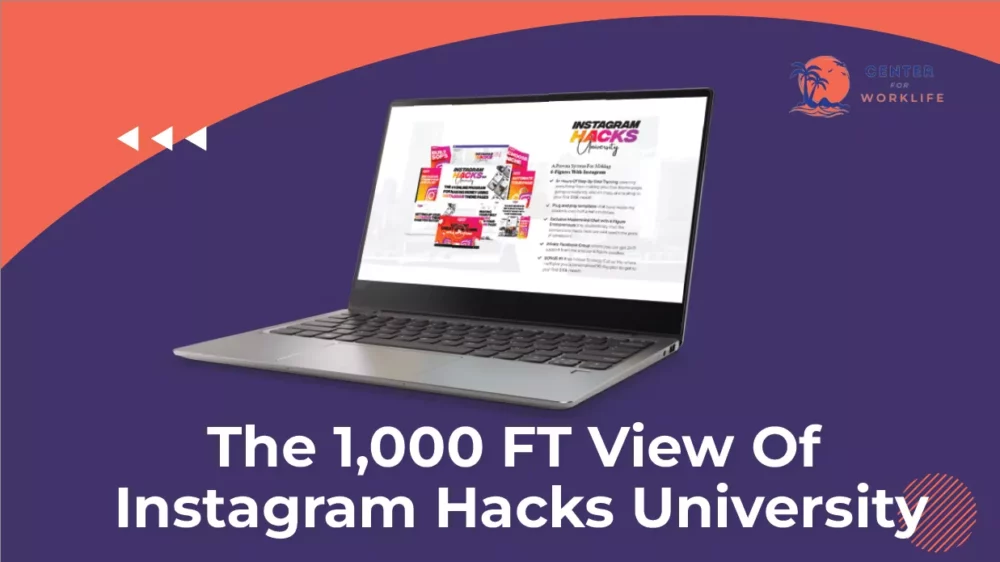Instagram Hacks University – 1,000 FT View Of This Online Business Opportunity