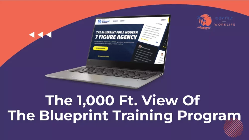 The Blueprint Training Program- The 1,000 FT View Of This Online Business Opportunity