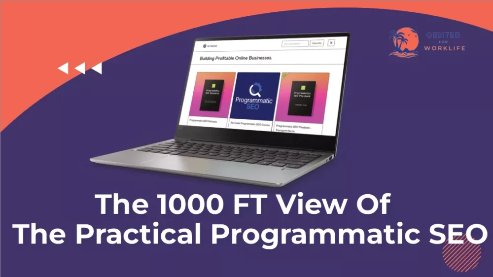 The Practical Programmatic SEO- The 1,000FT Overview Of This Online Opportunity
