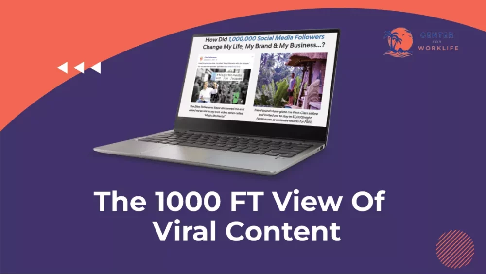 Viral Content - The 1,000FT Overview Of This Online Opportunity 