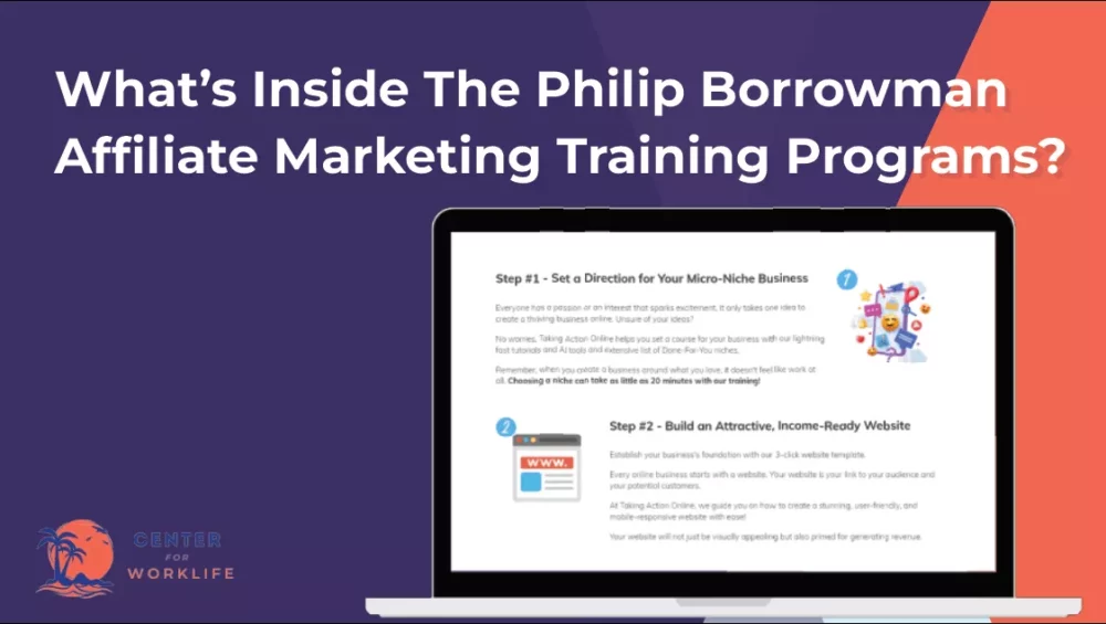What’s Inside The Philip Borrowman Affiliate Marketing Training Programs