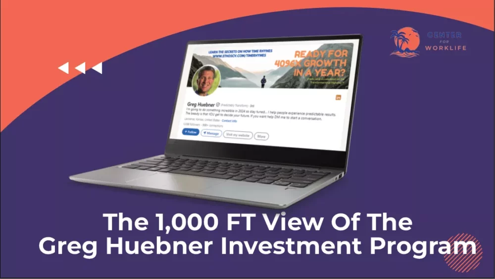 Greg Huebner Investment Program- The 1000FT Overview of This Real Estate Investment Opportunity