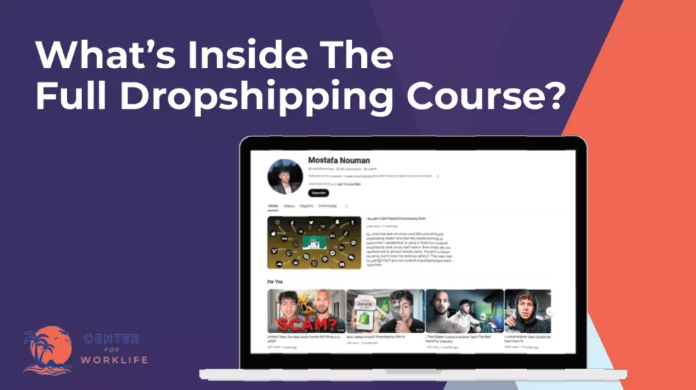 What’s Inside The Full Dropshipping Course