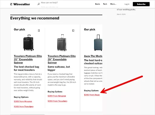 Wirecutter Recommended blogs